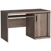 Masseno Schreibtisch MALAGA 126x61x77 cm Bürotisch Computertisch, Braun