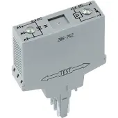 Wago 286-752 Optokopplermodul,Eingangsnennspannung DC 24 V,Ausgangsspannungsbereich DC 20 ... 30 V,grau 286752