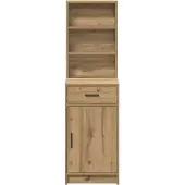 vidaXL Highboard Artisan-Eiche 41 x 40 x 135 cm Holzwerkstoff