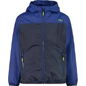 CMP - Kinderjacke mit Regenkapuze, Schwarz Blau, 140
