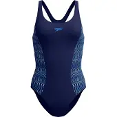 Speedo - Women's Placement Muscleback - Badeanzug Gr 40 blau
