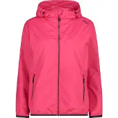 CMP Woman Jacket Rain Fix Hood Fragola 46
