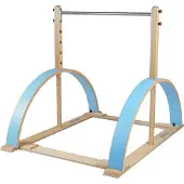 Sport-Thieme Kirec Kinder-Turnreck "Kirec", Holz-Grün (HG1020), Ohne Fallschutzmatten