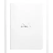 Rhodia 10x Notizheft A5 48 Blatt kariert 80g - Weiß 119181C