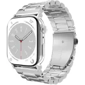 Just in Case Edelstahl-Silber-Armbanduhr