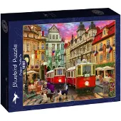 Blue Bird Prager Straßenbahn Puzzle 1000 Stukjes