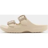 Crocs Pantoletten Saturday Enamel 212867 Beige