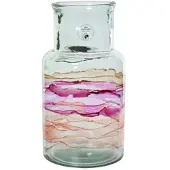 Möbel Kraft Vase ¦ mehrfarbig ¦ Glas ¦ Maße (cm): H: 28 Ø: 15.0