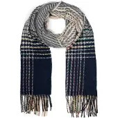 StyleBREAKER Strickschal "Feinstrick Schal Zick-Zack gestreift" 1 Stk.
