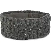 StyleBREAKER Stirnband "Stirnband mit Zopfmuster & Strass" 1 Stk.