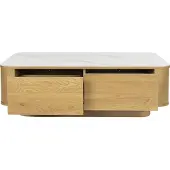 Housecraft living Almira Couchtisch 120x60 cm Marmoroptik/ Natural