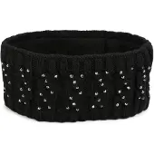 StyleBREAKER Stirnband "Stirnband mit Zopfmuster & Strass" 1 Stk.