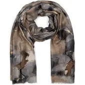 StyleBREAKER Schal "Schal Marmor Muster Metallic Details" 1 Stk.