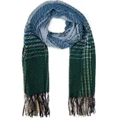 StyleBREAKER Strickschal "Feinstrick Schal Zick-Zack gestreift" 1 Stk.