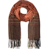 StyleBREAKER Strickschal "Feinstrick Schal Zick-Zack gestreift" 1 Stk.