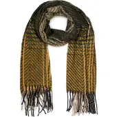 StyleBREAKER Strickschal "Feinstrick Schal Zick-Zack gestreift" 1 Stk.