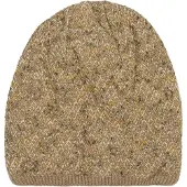 StyleBREAKER Strickmütze "Strick Beanie Mütze Dreieck Bunt mit Thermo-Fleece" 1 Stk.