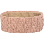 StyleBREAKER Stirnband "Stirnband mit Zopfmuster & Strass" 1 Stk.