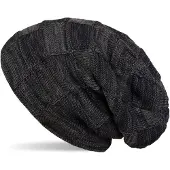 StyleBREAKER Strickmütze "Feinstrick Beanie mit Karo Strick" 1 Stk.