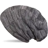 StyleBREAKER Strickmütze "Feinstrick Beanie mit Karo Strick" 1 Stk.
