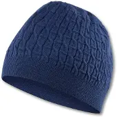Falke Strickmütze "Mütze", Damen, Gr. onesize, tiefblau (6418), Mützen Strickmütze