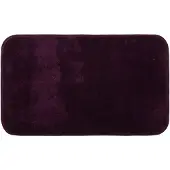 Gozze Badematte GÖZZE "Rio Premium", lila (beere), H:18mm, Polyester, Badematten, Badematte, Badteppich, Uni Farben, waschbar, rechteckig & rund erhältlich