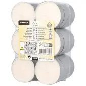 Papstar Starpak Maxi Lichte Ø 57 mm, 22 mm weiß 240 Stück