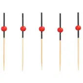 Papstar Fingerfood - Picker 7 cm verschiedene Designs | Beutel (40 Stück)
