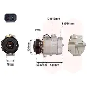VAN WEZEL Kompressor, Klimaanlage 4700K065