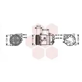 VAN WEZEL Kompressor, Klimaanlage *** IR PLUS *** 4000K326