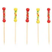 Papstar 40 Fingerfood - Spieße 7,5 cm "Mexico"