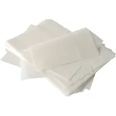 Papstar Blatt Sahneabdeckpapier pureweiss mit Palmwachsbeschichtung pure