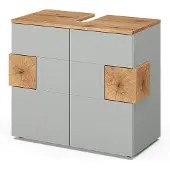 Vicco Waschbeckenunterschrank Eden Grau 73.1 x 64 cm, Model 59745