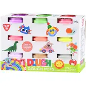 Playgo Tonset 9 Neonfarben – 9x56 Gramm