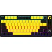 Lorgar Drahtlose Tastatur LORGAR KBP7075W SCHWARZ GELB LRG-KBP7075W-YL-US