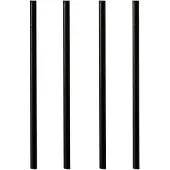 Papstar 100 Shake-Halme, Papier "pure" Ø 8 mm · 25 cm schwarz