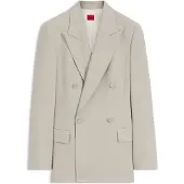 HUGO Relaxed-Fit Blazer mit zweireihiger Knopfleiste Grösse 34