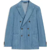 BOSS Blazer aus italienischer Baumwolle mit Spitzrevers Grösse 44