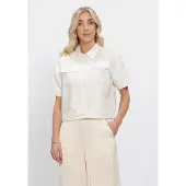 Freebird Damen Blazers Wv-pearl-sequince-26-1 - Gebroken Wit - Größe XL