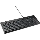 Kensington KB100 EQ Full Size Tastatur, Volle Größe (100%), Kabelgebunden, Schwarz