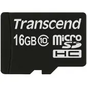 Transcend Micro SDHC 16GB, 16 GB, MicroSDHC, Klasse 10, MLC, 20 MB/s, 16 MB/s