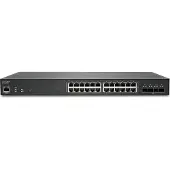 SonicWALL SWS14-24FPOE - Managed - L2 - Gigabit Ethernet (10/100/1000) - Power over Ethernet (PoE) - Rack-Einbau - 1U