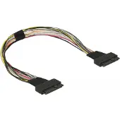 DeLOCK 84824 - U.2 SFF-8639 - U.2 SFF-8639 - Weiblich/Weiblich - Schwarz