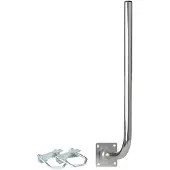 Extralink L250x750 Halterung für die Montage einer Satellitenschüssel auf dem Balkon Winkelhalterung Halter Stahlbalkonhalterung Balkongriff 250x750mm, mit Bügelschrauben M8, Stahl, verzinkt