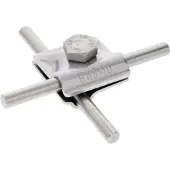 Dehn MV Klemme StSt V4A für Rd 8-10mm mit Sechskantschraube - 390079
