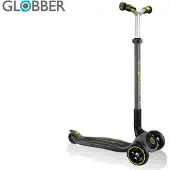 Globber - Scooter Master Prime Schwarz Schwarz/Neon Grün