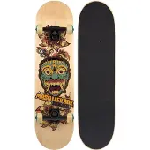 Nijdam Skateboard MASQUERADE BRIGADE 52NT Turquoise/Burgundy