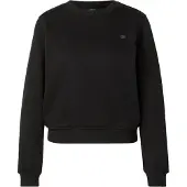 G-Star Logo Crew Sweat Dk Black Größe: M | Longsleeves Outlet | Damen | Schwarz