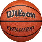 Wilson EVOLUTION Basketball in braun, Größe 7