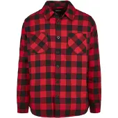 Urban Classics Langarmhemd "Herren Padded Check Flannel Shirt" 1 Stk.